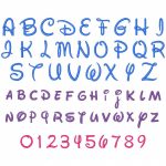 14 Lovely Disney Letter Stencils For All | Kittybabylove   Free Printable Disney Font Stencils