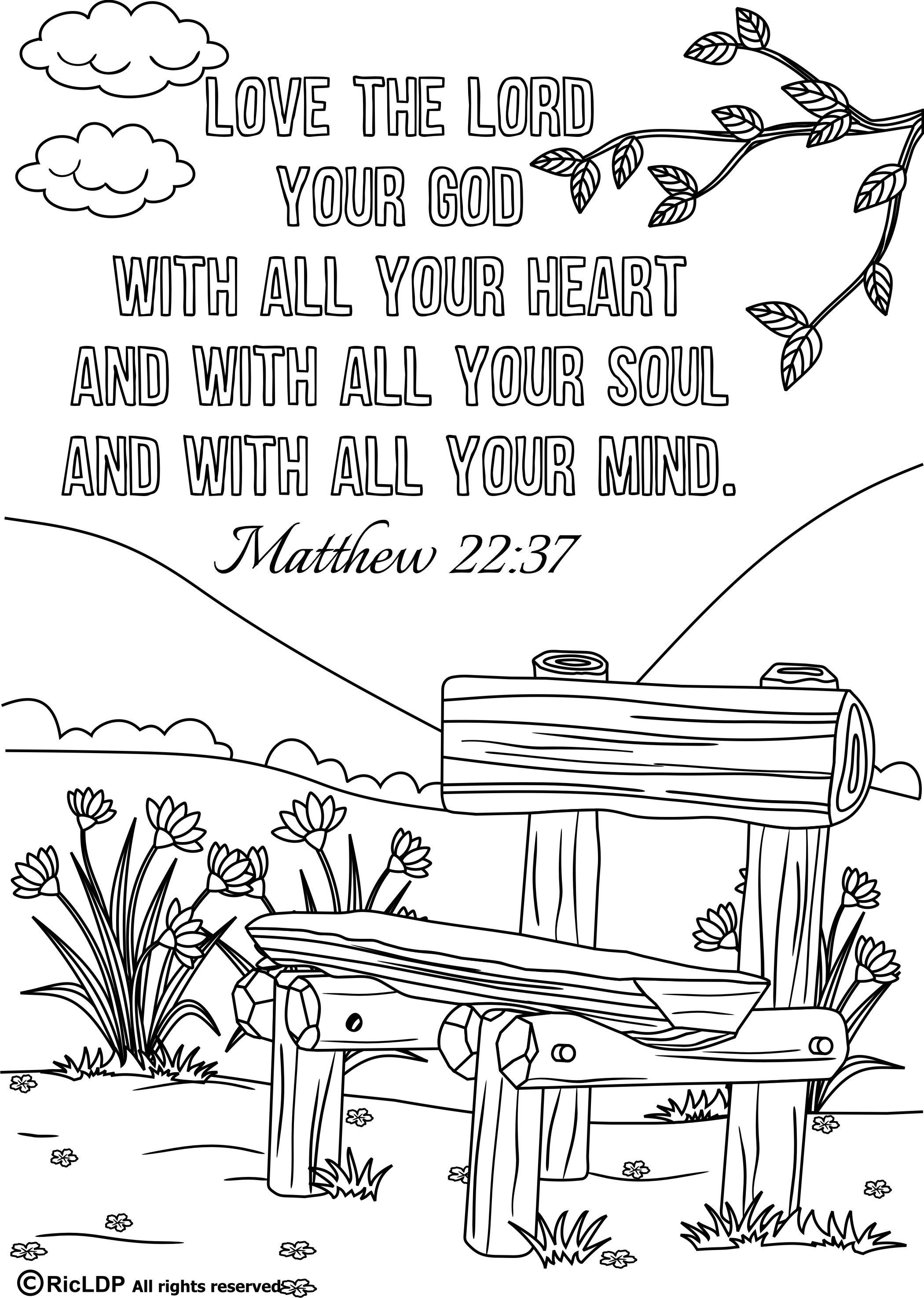 15 Bible Verses Coloring Pages | Christian Coloring Pages-Nt | Bible - Free Printable Bible Coloring Pages With Verses