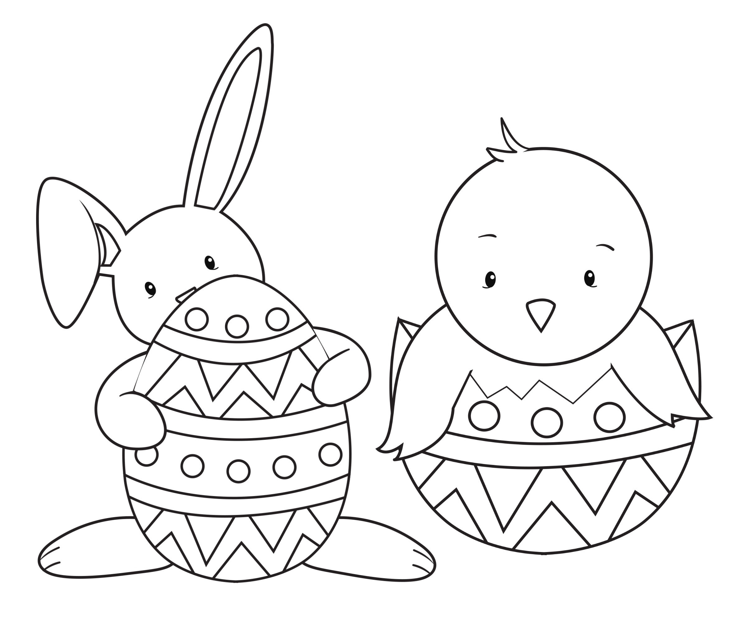 15 Easter Colouring In Pages - The Organised Housewife - Free Printable Easter Colouring Sheets