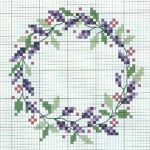 15 Floral Wreath Cross Stitch Patterns   Free Printable Cross Stitch Patterns Flowers