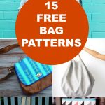 15 Free Bags Patterns | On The Cutting Floor: Printable Pdf Sewing   Free Printable Purse Patterns To Sew