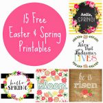 15 Free Spring And Easter Printables | Artsy Stuff | Easter   Free Printable Spring Decorations