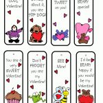 15 Free Valentine's Day Bookmark Printables | Valentine's Day   Free Printable Valentine Bookmarks