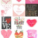 15 Free Valentine's Day Printables | Just Busy With Life   Free Printable Valentine&#039;s Day Decorations