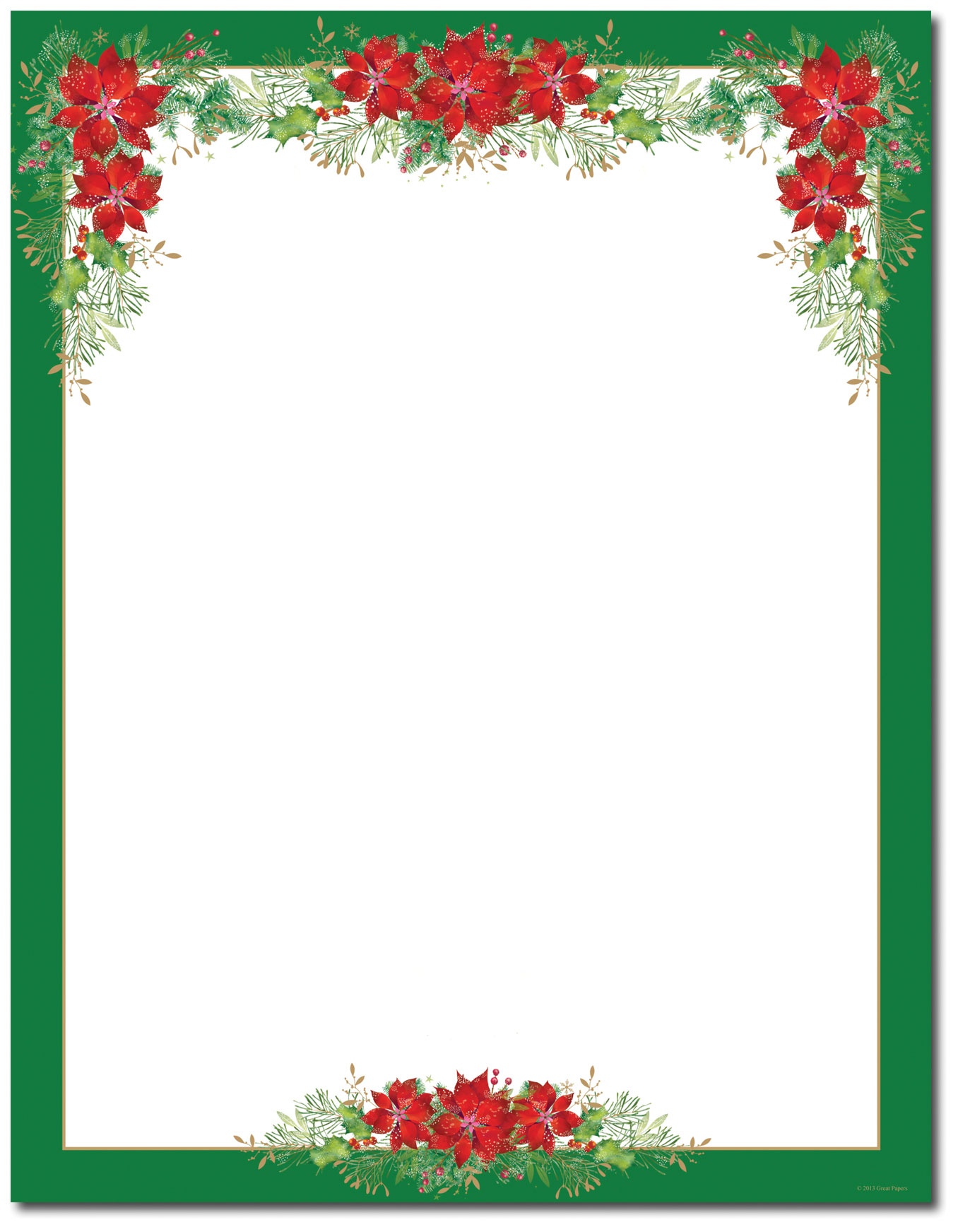 15 Poinsettia Page Border Designs Images Free Printable Christmas Free Printable Page 