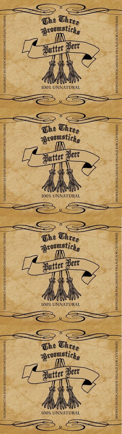 15 Unique Harry Potter Labels Pictures | Waiyiptat - Free Printable Butterbeer Labels
