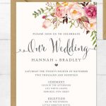 16 Printable Wedding Invitation Templates You Can Diy | Wedding   Free Printable Wedding Invitations