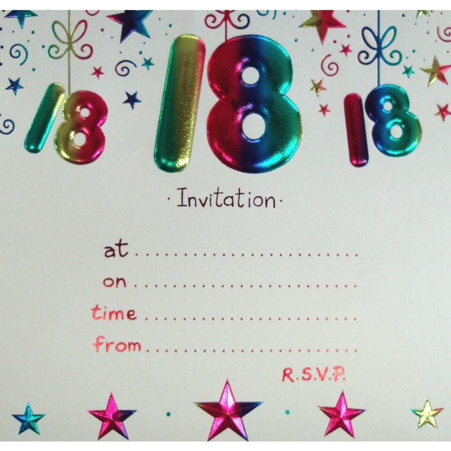 18Th Birthday Invitation Templates — Birthday Invitation Examples - Free Printable 18Th Birthday Invitations