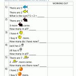 1St Grade Addition Word Problems   Free Printable 1St Grade Math Word Problems