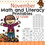 1St Grade Math And Literacy Worksheets With A Freebie!   Planning   Literacy Posters Free Printable