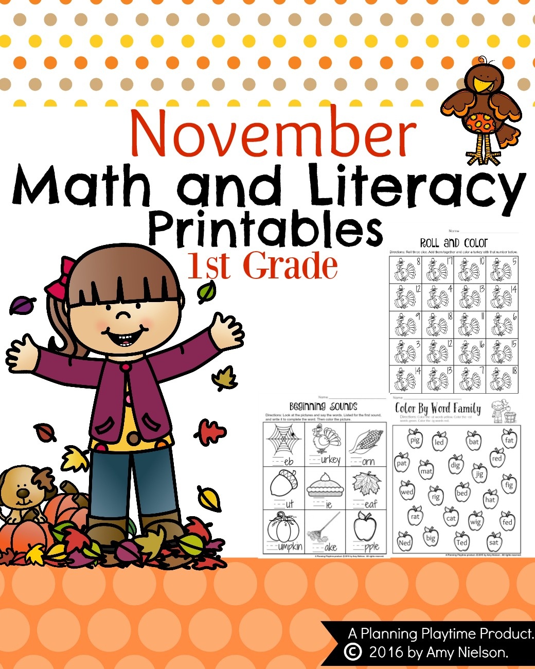 1St Grade Math And Literacy Worksheets With A Freebie! - Planning - Literacy Posters Free Printable