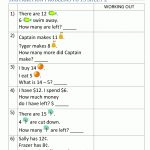 1St Grade Subtraction Word Problems   Free Printable 1St Grade Math Word Problems