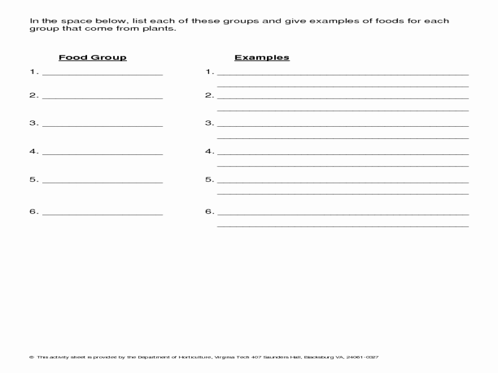 20 Free Health Worksheets For Middle School – Diocesisdemonteria - Free Printable Health Worksheets For Middle School