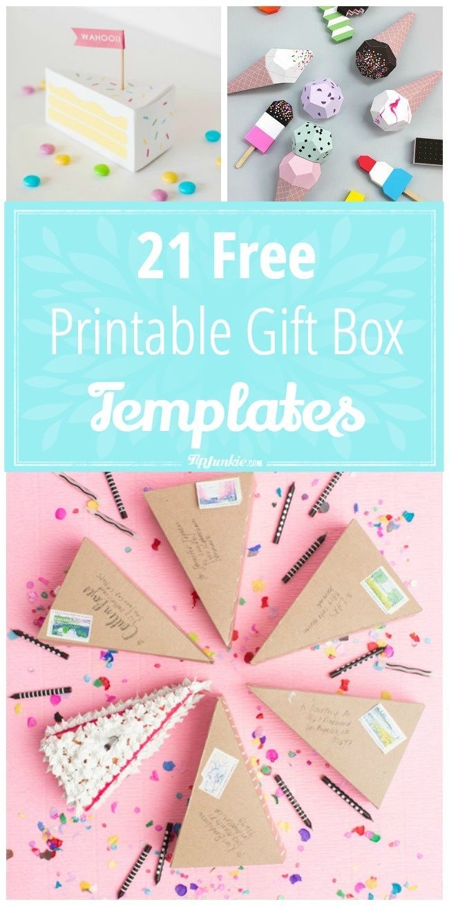 21 Free Printable Gift Box Templates | Printables And Downloads - Printable Box Templates Free Download