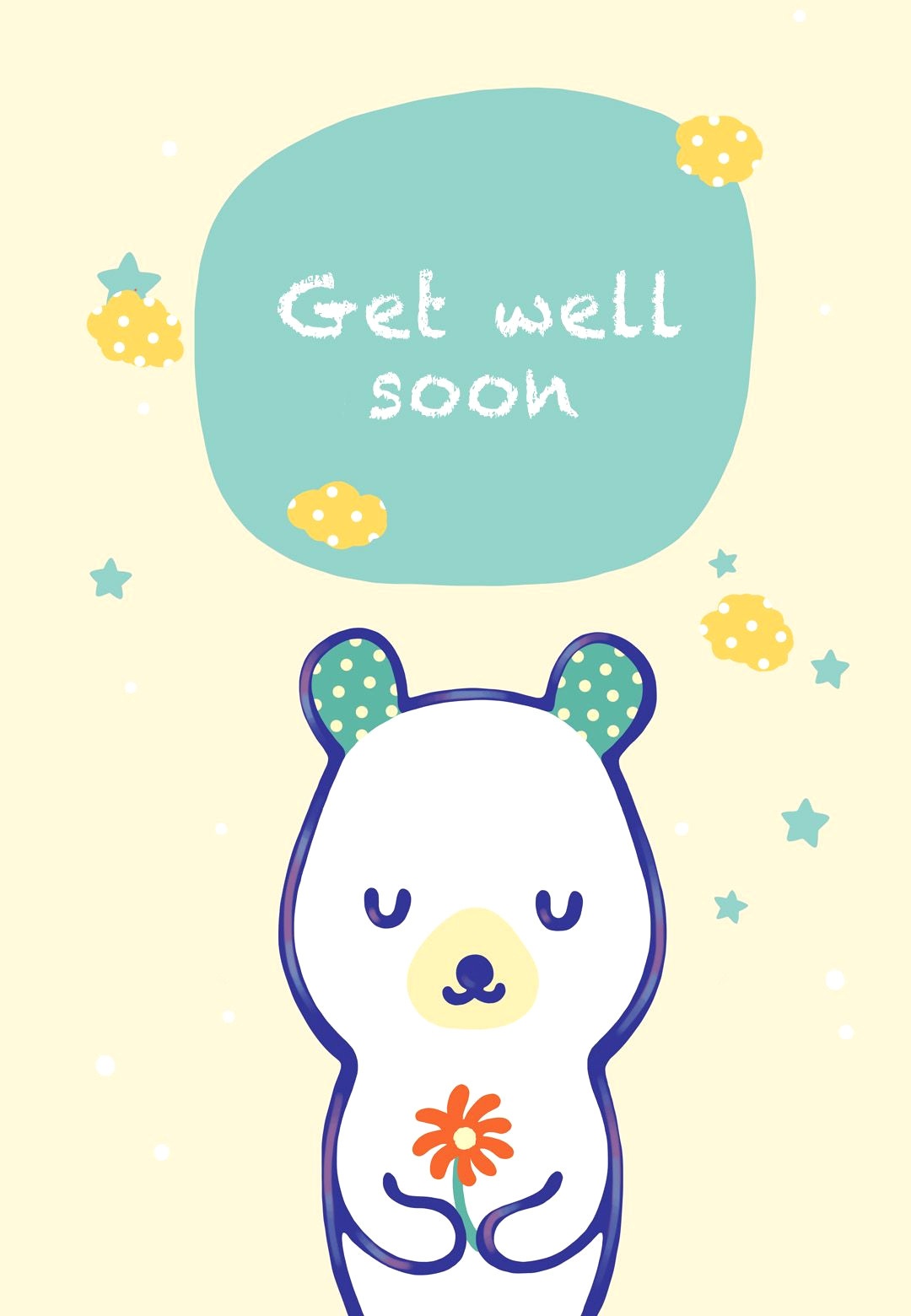 24 Comforting Printable Get Well Cards | Kittybabylove - Free Printable Get Well Soon Cards