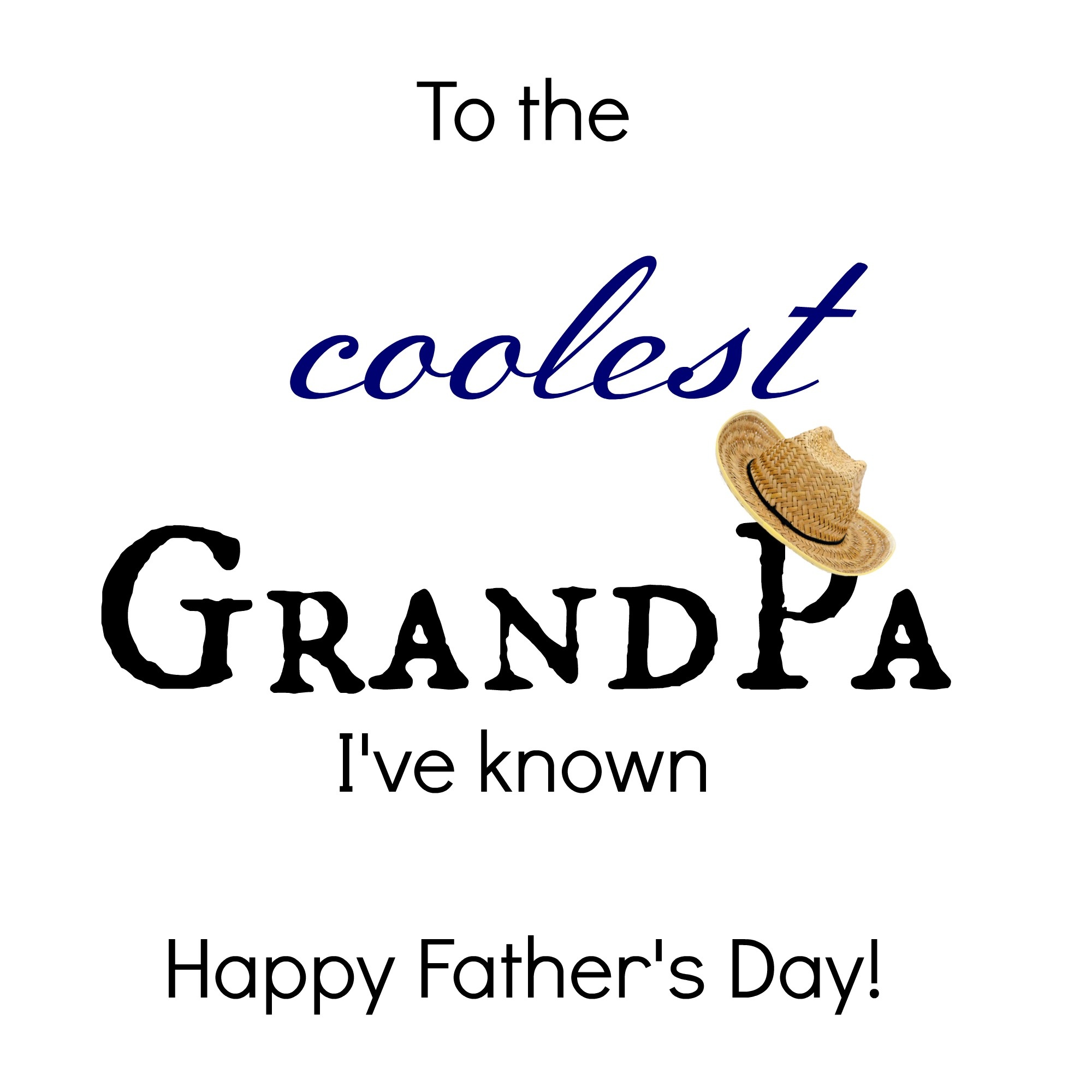 Printable Happy Fathers Day Card For Grandpa