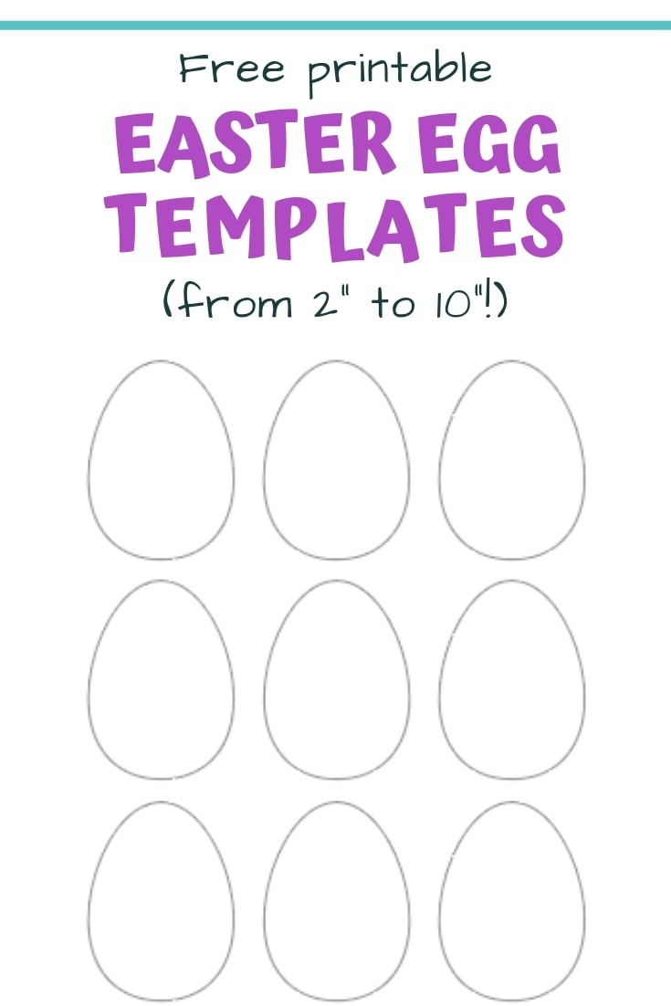 25+ Free Printable Easter Egg Templates &amp;amp; Easter Egg Coloring Pages - Easter Egg Template Free Printable