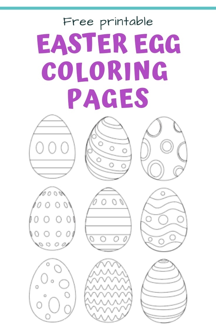25+ Free Printable Easter Egg Templates &amp;amp; Easter Egg Coloring Pages - Free Printable Easter Basket Coloring Pages