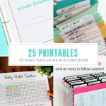 25+Free Printables For Organizing Home Life   Free Printable Home Organizer Notebook