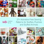 27+ Adorable Sewing Patterns For Stuffies, Plushies, Stuffed Animals   Free Printable Stuffed Animal Patterns