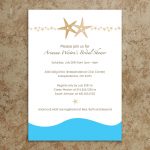 27 Images Of Beach Theme Wedding Invitation Template | Nategray   Free Printable Beach Theme Bridal Shower Invitations