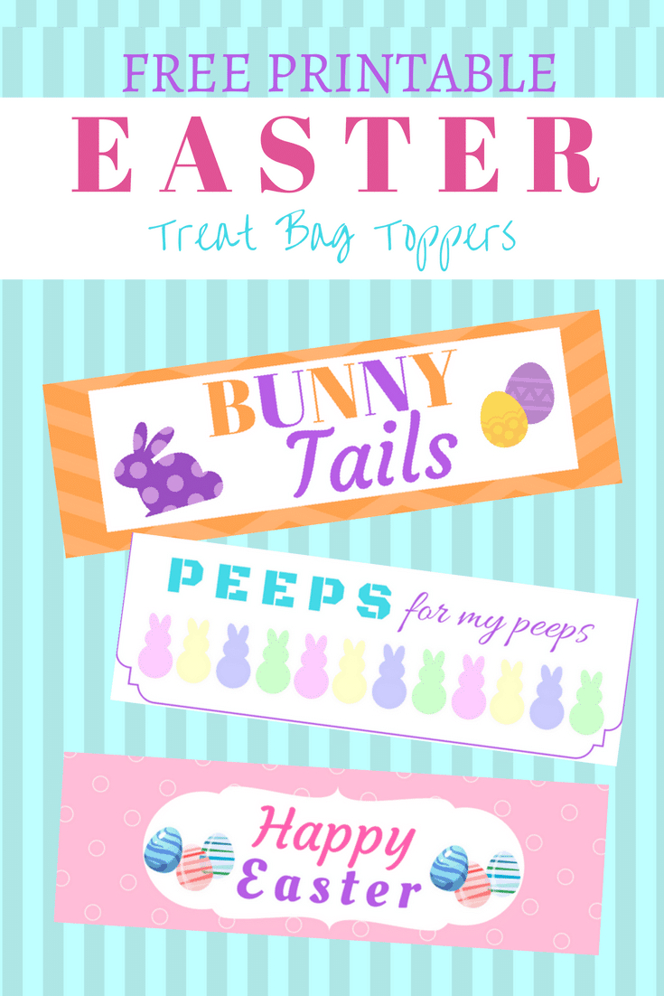 3 Free Easter Treat Bag Toppers Printable - The Frugal Farm Girl - Free Printable Bag Toppers