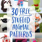 30 Free Stuffed Animal Patterns With Tutorials To Bring To Life   Free Printable Stuffed Animal Patterns