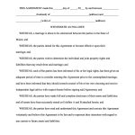 30+ Prenuptial Agreement Samples & Forms ᐅ Template Lab   Free Printable Prenuptial Agreement Form