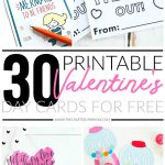 30 Valentines Day Printable Cards   Free Printable Football Valentines Day Cards