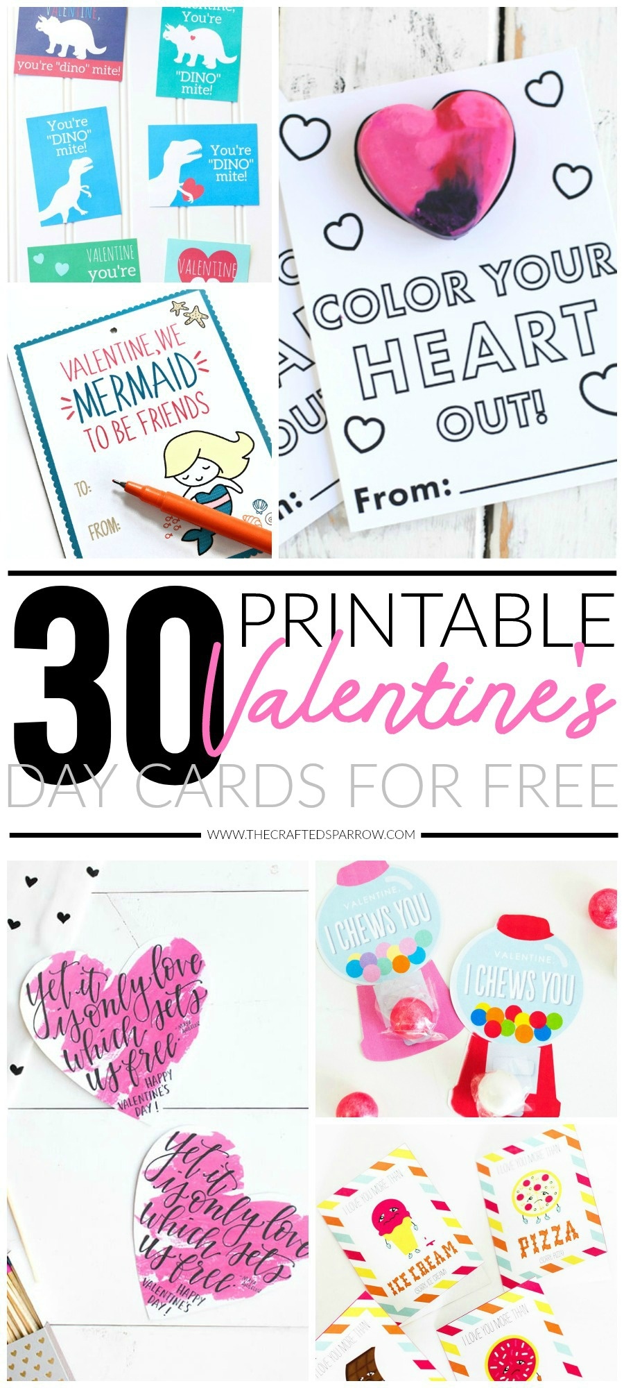 30 Valentines Day Printable Cards - Free Printable Valentines Day Cards For Mom And Dad