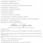 37 Printable Wedding Program Examples & Templates ᐅ Template Lab   Free Printable Wedding Program Samples