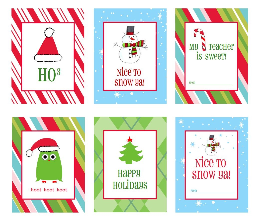 39 Sets Of Free Printable Christmas Gift Tags - Free Printable Christmas Designs