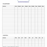 40+ Effective Workout Log & Calendar Templates ᐅ Template Lab   Free Printable Workout Journal