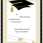 40+ Free Graduation Invitation Templates ᐅ Template Lab   Free Printable Graduation Invitations