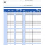 40 Free Timesheet / Time Card Templates ᐅ Template Lab   Free Printable Time Sheets