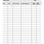 40+ Printable Call Log Templates In Microsoft Word And Excel   Free Printable Call Log Template