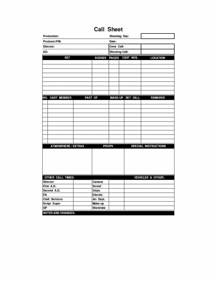 40+ Printable Call Log Templates In Microsoft Word And Excel - Free Printable Call Log Template