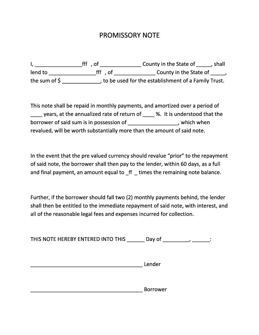 45 Free Promissory Note Templates &amp;amp; Forms [Word &amp;amp; Pdf] ᐅ Template Lab - Free Printable Promissory Note