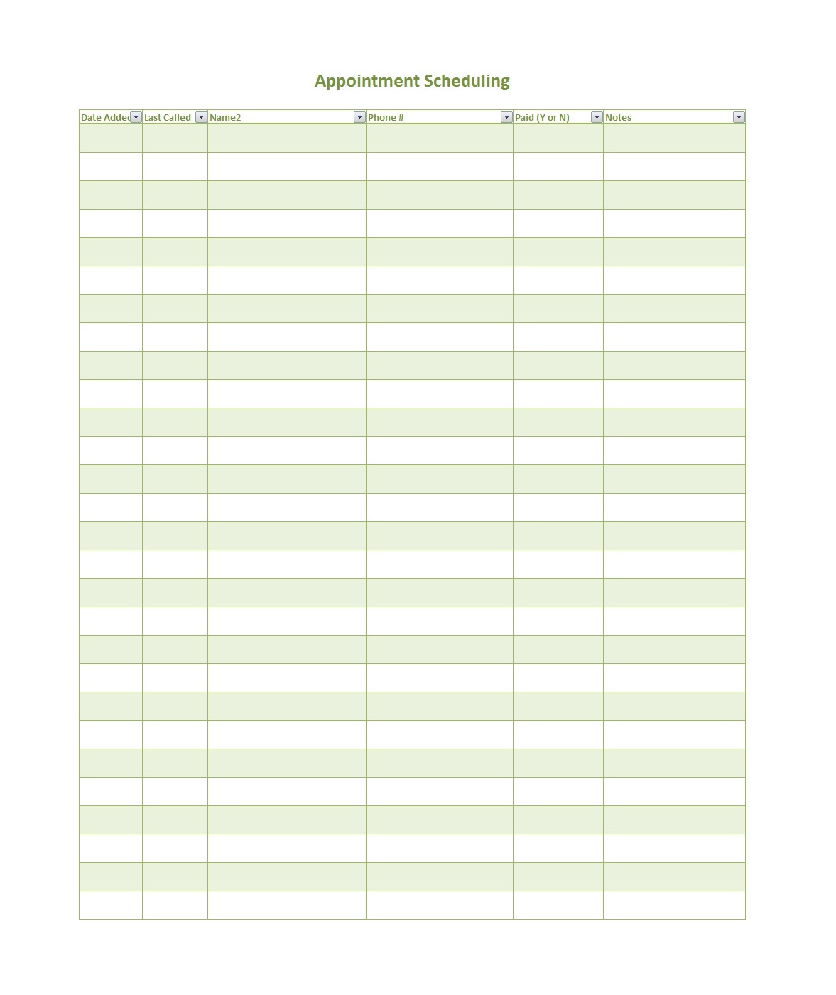 45 Printable Appointment Schedule Templates [&amp;amp; Appointment Calendars] - Appointment Book Template Free Printable