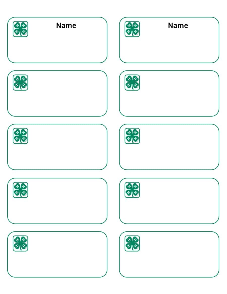 47 Free Name Tag Badge Templates Template Lab Free Printable Name 