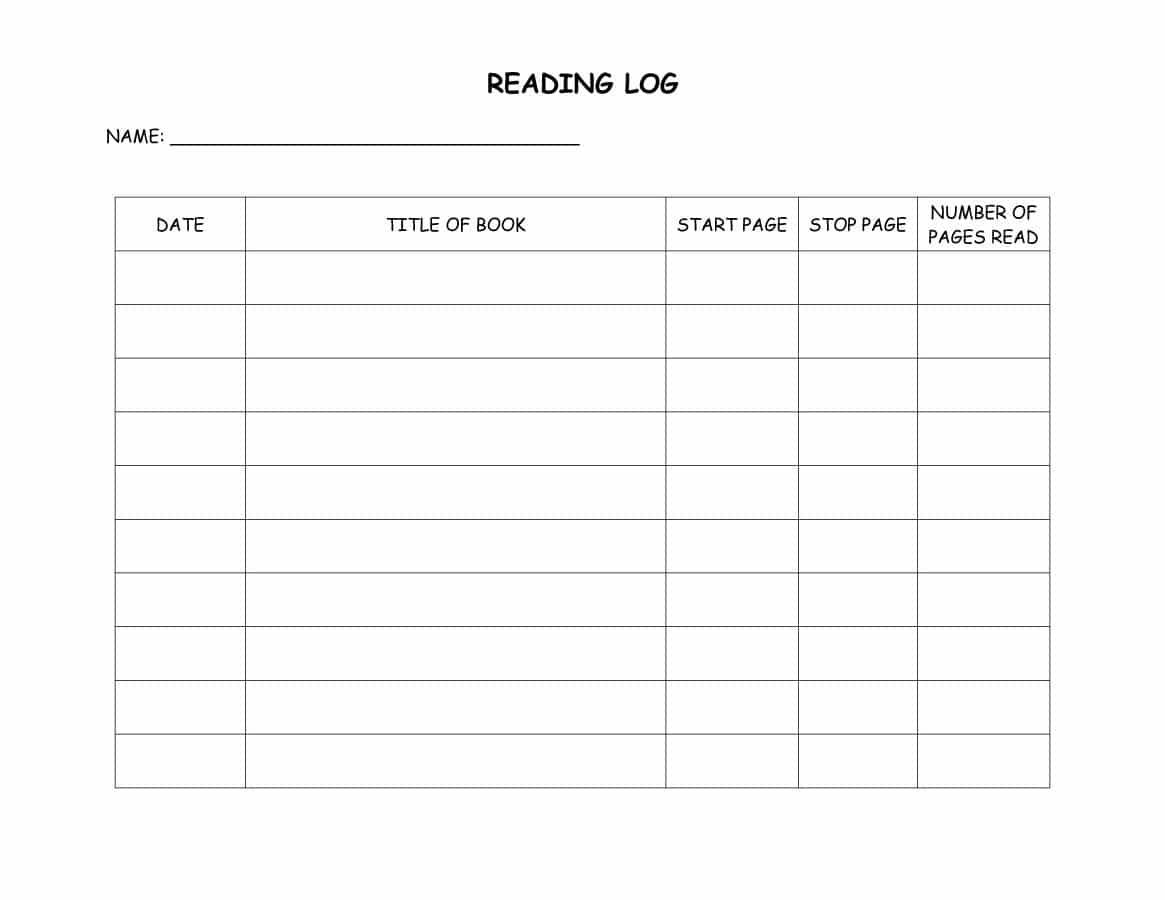 47 Printable Reading Log Templates For Kids, Middle School &amp;amp; Adults - Free Printable Story Books For Grade 2