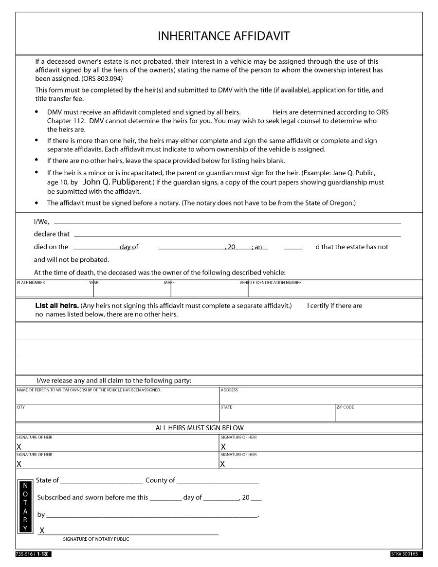 48 Sample Affidavit Forms &amp;amp; Templates (Affidavit Of Support Form) - Free Printable Will Papers