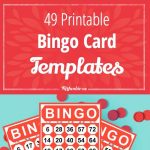 49 Printable Bingo Card Templates – Tip Junkie   Fraction Bingo Cards Printable Free