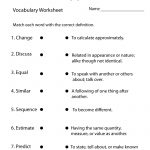 4Th Grade English Worksheets | Two Ways To Print This Free   Free Printable Vocabulary Quiz Maker