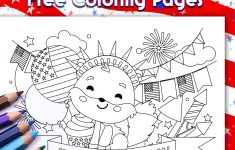 4Th Of July – Free Coloring Printables – Thank You, Me – Free Printable 4Th Of July Stationery