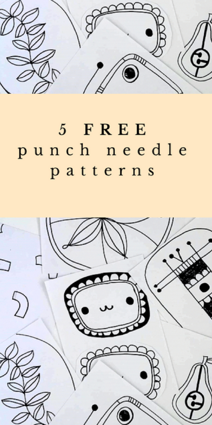 5 Free Punch Needle Patterns – Merry &amp;amp; Bright | .punch&amp;amp;needle - Free Printable Punch Needle Patterns