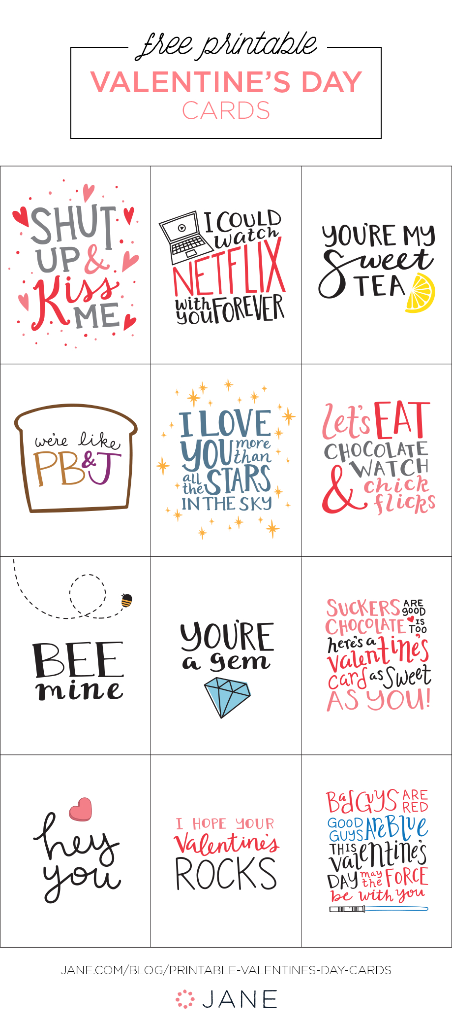 50+ Easy Diy And Printable Valentines | Mompop | Printable - Free Printable Valentine Cards For Husband