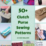 50+ Free Clutch Purse Sewing Patterns   So Sew Easy   Free Printable Purse Patterns To Sew