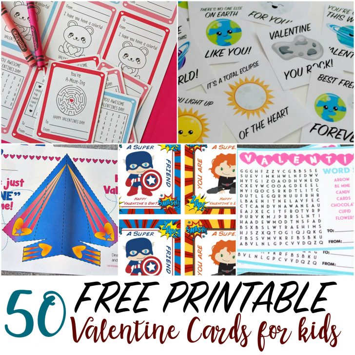 Free Printable Valentines For Kids