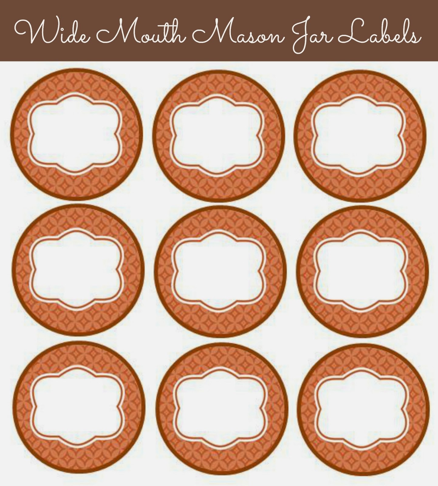 Free Printable Jar Label Templates Free Printable A To Z